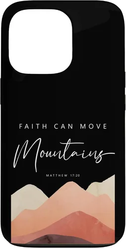 Miniatura 10 de iPhone 12/12 Pro Faith Can Move Mountains - Funda cristiana inspiradora Mateo 17 20