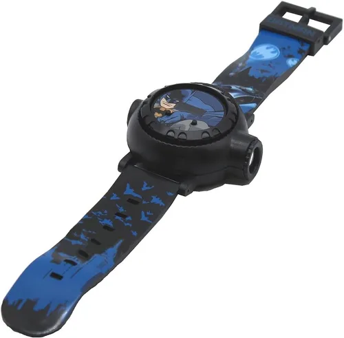 Miniatura 2 de DC Comics - Reloj de cuarzo para niño con correa de plástico, color negro, 15 (modelo BAT4010AZ)