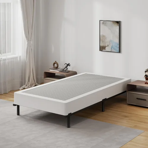 Miniatura 7 de Snaye - Base de somier de 7 pulgadas para cama individual, base de colchón de metal para somier de 1500 libras, montaje sin herramientas, sin ruidos