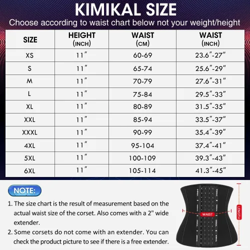 Miniatura 3 de KIMIKAL Corsé de cintura para mujer, faja moldeadora de cintura, fajas colombianas, reductor de cintura, control de barriga, huesos de acero, tops