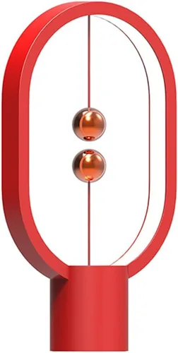 Miniatura 9 de Heng - Luz de equilibrio, lámpara de mesa LED alimentada por USB, creativa, luz nocturna con interruptor magnético, lámpara de mesa regulable