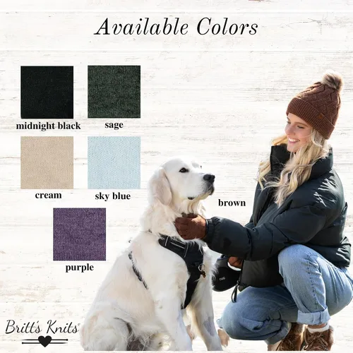 Miniatura 4 de Britt's Knits Guantes cálidos de punto de puño completo para mujer, talla única