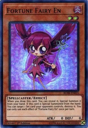 Yu-Gi-Oh! - Hada de la fortuna Es - BLHR-EN015 - Ultra Raro - 1ª Edición - Battles of Legend: Hero's Revenge