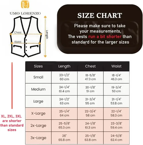 Miniatura 2 de boxed-gifts Umo Lorenzo Men Formal Suit Vest Polly Twill with Adjustable Waistband.