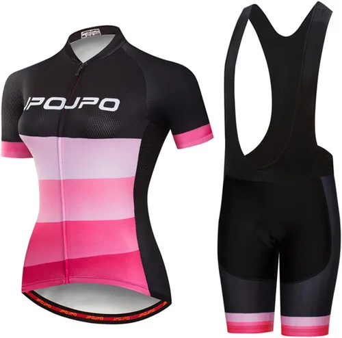 Miniatura 132 de Hotlion Conjuntos de camisetas de ciclismo para mujer, ropa de ciclismo de verano, trajes de bicicleta de carretera, ropa de ciclismo de manga corta
