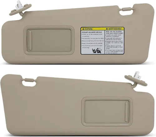 Miniatura 25 de SCITOO Visera interior beige para el lado derecho del pasajero para Toyota Camry 2006-2011 con techo solar (OE: 74310-06750-E0)