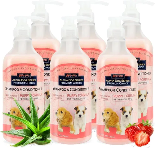 Miniatura 25 de Bright White - Champú y acondicionador natural para perros con aloe vera, juego de champú y acondicionador para perros con pH equilibrado, sin