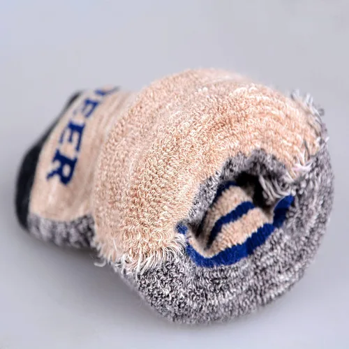 Miniatura 2 de FEIDEER Calcetines de senderismo para hombre, calcetines absorbentes de un cuarto de tripulación para hombre, deportes al aire libre, 345