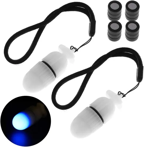 Miniatura 9 de SecurityIng Luz de señal estroboscópica subacuática, marcador de buceo nocturno, lámpara LED de seguridad llamativa, luz de baliza de buceo, 656.2
