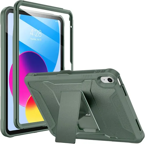 Miniatura 31 de Funda Soke para iPad (A16) de 11ª generación de 11 pulgadas 2025, iPad de 10ª generación de 10.9 pulgadas 2022, con protector de pantalla