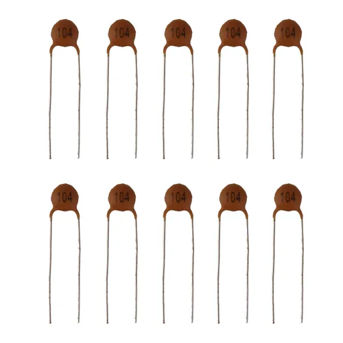 Miniatura 2 de BOJACK Condensadores de disco cerámico 0.1uF 50V 100nF Condensador de cerámica constante dieléctrico de bajo voltaje (paquete de 50)