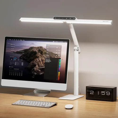 Miniatura 13 de Lámpara de escritorio LED Honeywell con base - HJ1BK Sunturalux lámpara de escritorio de arquitecto para cuidar los ojos para oficina en casa, luz
