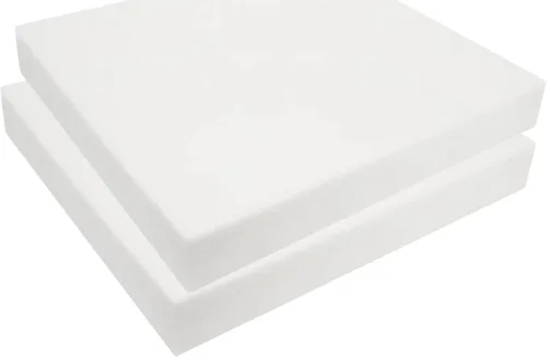 Miniatura 10 de FoamTouch Cojín de espuma para tapicería de alta densidad, 4 pulgadas de alto x 24 pulgadas de ancho x 24 pulgadas de largo, fabricado en Estados