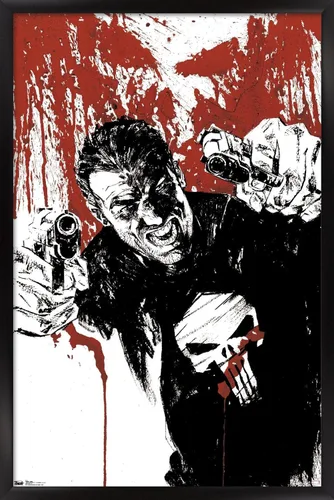 Miniatura 6 de Trends International Marvel Comics - Póster de pared de The Punisher - Pistols, 22.375 x 34 pulgadas, versión premium sin marco