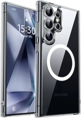 Miniatura 30 de CANSHN Funda diseñada para Samsung Galaxy A16-5G [protección completa de la cámara] [compatible con Magsafe] funda protectora trasera translúcida