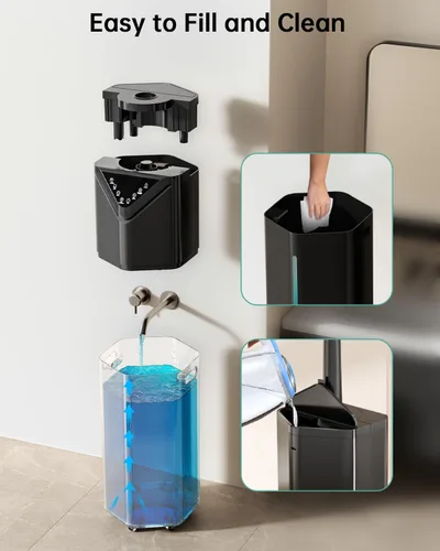 Miniatura 6 de Humidificadores de 5 galones para dormitorio, habitación grande, 2800 pies cuadrados, control remoto y aplicación, humidificador silencioso
