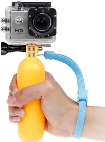 Miniatura 2 de Monopod flotante de mano flotante para GoPro Hero 6/5/5 sesión/4 sesión/4/3+/ 3/2/1, SJ4000/SJ5000, con tornillo de mango largo y correa de muñeca