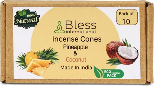 Miniatura 111 de Bless International Flor de naranja 100% natural - Conos de incienso hechos a mano, sumergidos a mano, orgánicos, sin productos químicos