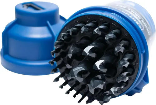 Miniatura 2 de Century Drill & Tool 24538 Juego de brocas de óxido negro con vástago reducido de grado profesional, 29 piezas, fabricado en los Estados Unidos