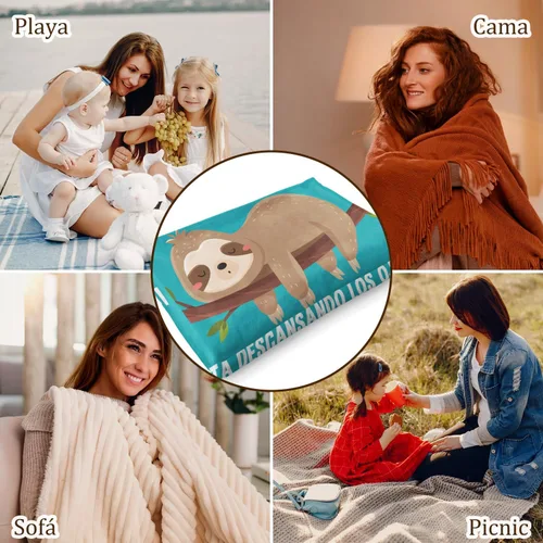 Miniatura 7 de Manta para el Día de la Madre, regalos para mamá en español, regalos para el Día de la Madre, regalos de cumpleaños para mamá en español de parte
