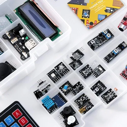 Miniatura 7 de ELEGOO Kit de módulos de sensor 37 en 1 actualizado con tutorial compatible con R3 MEGA 2560 Nano