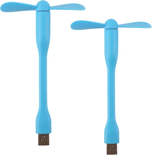 Sokelinn-six Ventilador flexible USB, mini ventiladores de refrigeración portátiles alimentados por USB para banco de energía, portátil, cargador de