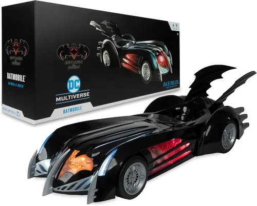 Miniatura 7 de McFarlane Toys - DC Multiverse Batmobile (Batman & Robin) Vehículo de 24.5 pulgadas de largo con luces y sonido
