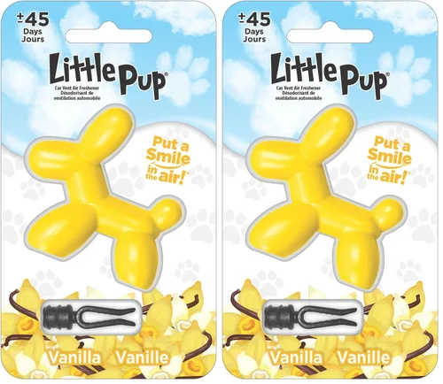 Miniatura 10 de Little Pup 96602 Aroma de vainilla, ambientador de coche, clips a ventilación de aire acondicionado, aceite de fragancia sin alcohol, plástico