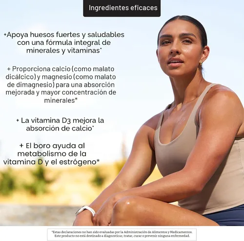 Miniatura 5 de THORNE - Apoyo Óseo Avanzado‡ - (Anteriormente Oscap) - Suplemento para la Salud Ósea con Calcio y Vitamina D* - 120 Cápsulas