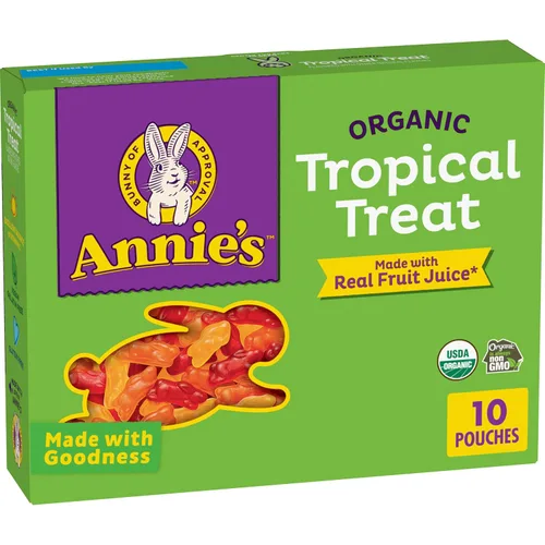 Miniatura 11 de Annie's Snacks Orgánicos Bunny con Sabor a Fruta, Fresa de Verano, Sin Gluten, 10 Bolsas, 7 oz