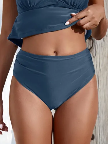 Miniatura 3 de LAPHEE ROSE Halt Tankini Bathing Suits for Women high Waisted Swimsuit Women Tummy Control