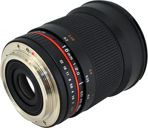 Miniatura 4 de Rokinon 16MAF-N lentes asférica, de gran angular 16 mm f/2.0