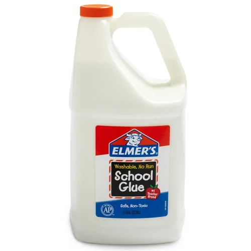Elmer's pegamento escolar líquido lavable, 1 galón, 1 unidad - Ideal para hacer slime