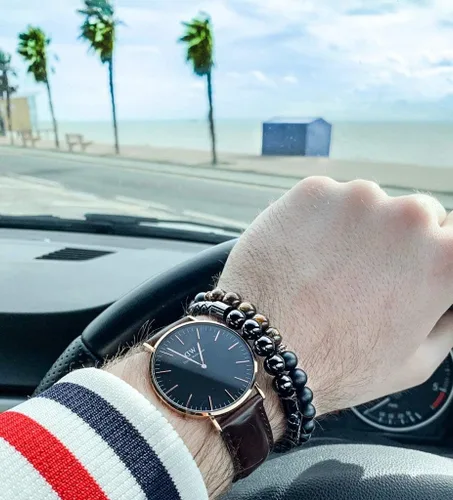 Miniatura 3 de Believe London - Brazalete de gemas semipreciosas para curar los chacras para hombres y mujeres cristal contra la ansiedad piedra natural