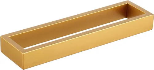 Miniatura 9 de GERZWY - Toallero moderno de acero inoxidable SUS304, color negro, colgador de toallas, anillo para toallas para baño, montaje en pared
