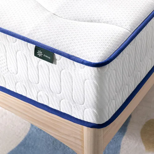 Miniatura 4 de ZINUS Colchón esencial de resortes interiores de 10 pulgadas, colchón para niños, sensación de firmeza media, espumas certificadas CertiPUR-US