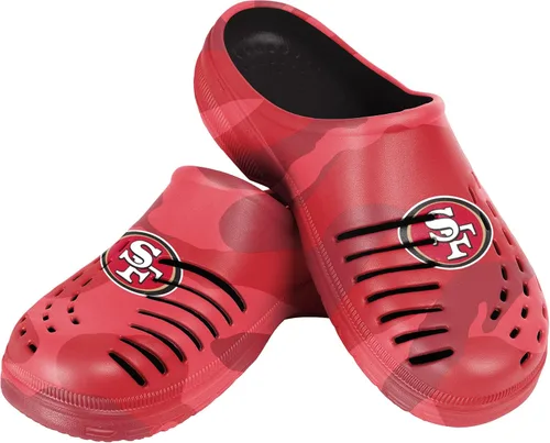Miniatura 79 de FOCO - Sandalias de agua de jardín con logotipo de equipo de la NFL, para hombre, pantuflas, zuecos