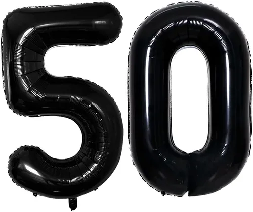Miniatura 242 de Goer, conjunto de globos de papel aluminio para decoraciones de cumpleaños, globos de las letras de feliz cumpleaños y de números Oro
