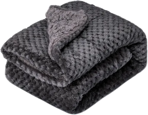 Miniatura 46 de Manta o manta mullida para bebé, suave, cálida y acogedora manta de vellón coral para niños pequeños, bebés o recién nacidos, para cuna, cochecito