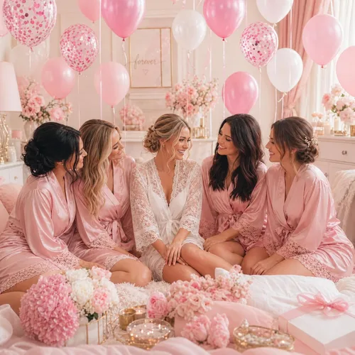 Miniatura 5 de Globos rosa y blanco, 60 paquetes de globos de 12 pulgadas de color rosa claro y blanco con globos de confeti para decoraciones de fiesta