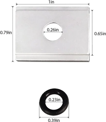 Miniatura 5 de 9003 Aluminum Kayak Track Adapter with O-Ring Included Compatible for Feelfree, Johnny Boats, Sealstream Kayaks and 3 Water Kayaks