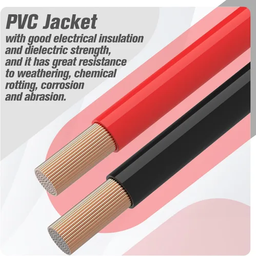 Miniatura 5 de Cable de batería 1/0 AWG 1/0AWG Calibre Cables de inversor de batería para automotriz, solar, marino, barco, RV, automóvil, motocicleta