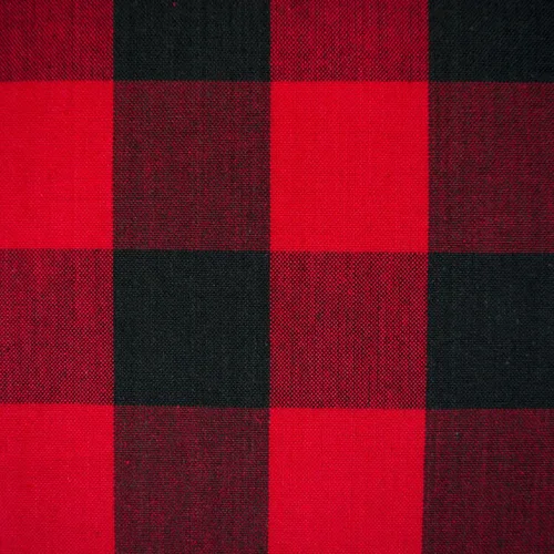 Miniatura 2 de DII Buffalo Check Collection, camino de mesa clásico de granja, 14 x 72 pulgadas, rojo y negro