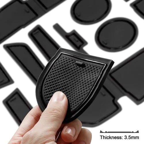 Miniatura 4 de Inserto de portavasos para Subaru Crosstrek 2023 2022 2021 2020 2019 2018 y para Subaru Impreza 2017-2023 Alfombrilla de consola central