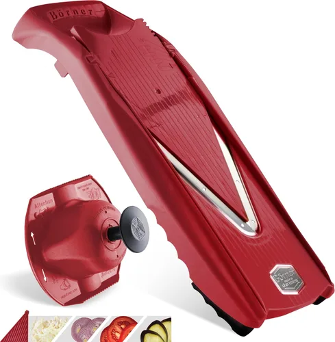 Miniatura 24 de Börner V5 PowerLine - Juego profesional de cortadores de verduras (7 piezas) • Cortador de verduras (cepilladora en V) para frutas y verduras +