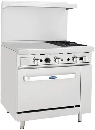 Miniatura 7 de Atosa AGR Cocina de Gas Comercial, 60.0 in Gas Range, (10) Quemadores Superior, (2) Hornos Estándares, Gas Propano (AGR-10B-LP)
