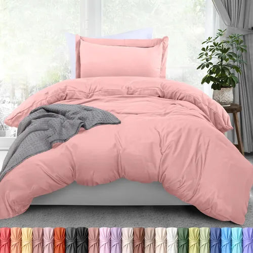 Miniatura 31 de Utopia Bedding Funda de edredón tamaño Queen – 1 funda de edredón con 2 fundas de almohada – Funda de edredón de 3 piezas con cierre de cremallera