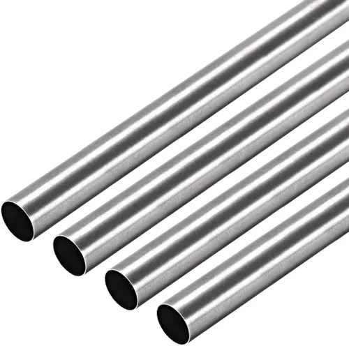 Miniatura 24 de uxcell Tubo redondo de acero inoxidable 304 0.276 in OD 0.016 in espesor de pared 9.843 in de longitud Tubo recto sin costura 4 piezas