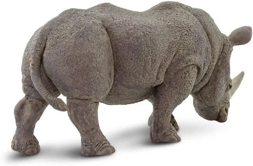 Miniatura 3 de Safari Ltd. Figura de juguete de rinoceronte blanco, realista, pintada a mano de 5.75 pulgadas, juguete educativo seguro para niños, niñas y niños a