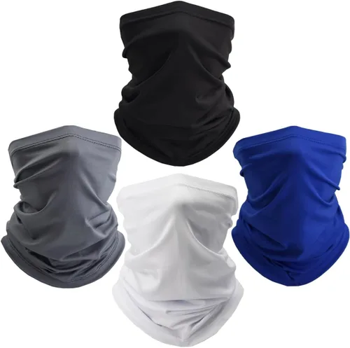 Miniatura 23 de Polaina de cuello de pesca, máscara facial de protección solar, bufanda refrescante para el cuello, pasamontañas de ciclismo, bandana para hombres